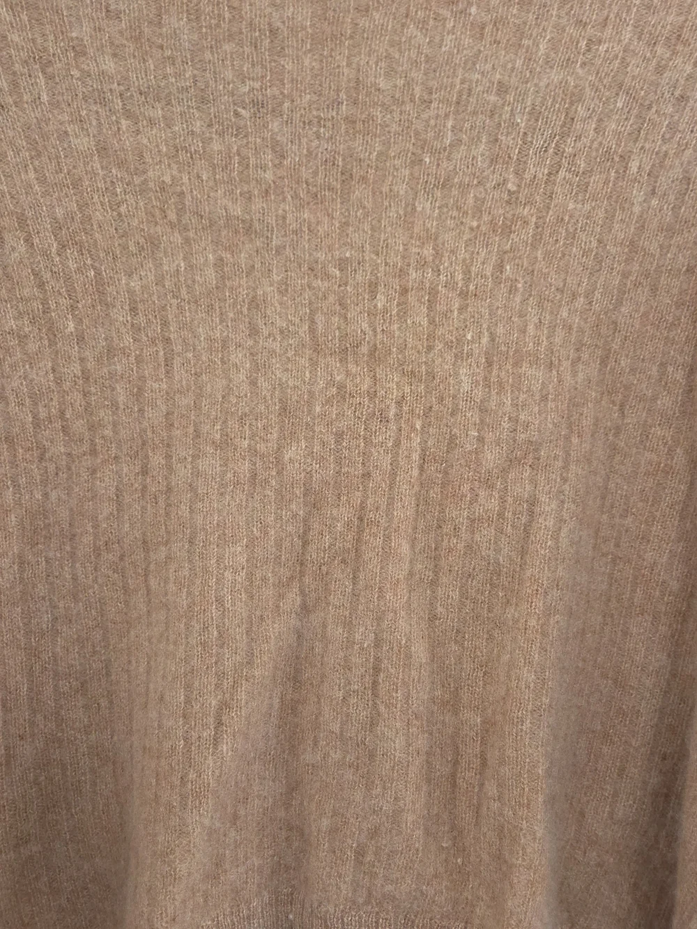 Free People Elias V-Neck 100% Cashmere Cropped Sweater Cinnamon Medium